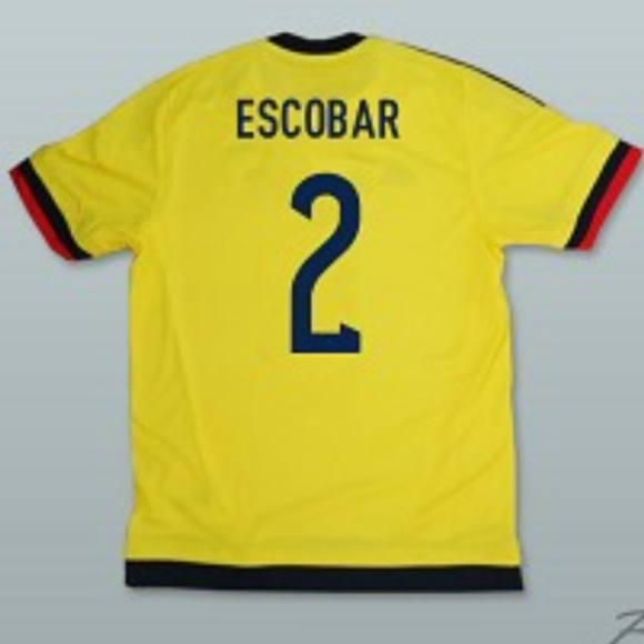 Escobar 2 Colombia Football Soccer Shirt Jersey - Picture 2 of 3